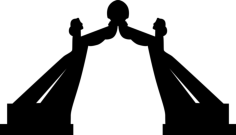 Reunification Monument Of North Korea Svg Line Art, Free Vectors File